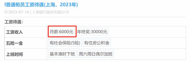 上海银行员工自爆年终奖＋工资收入明细，网友说：高得吓人，猛啊(图1)