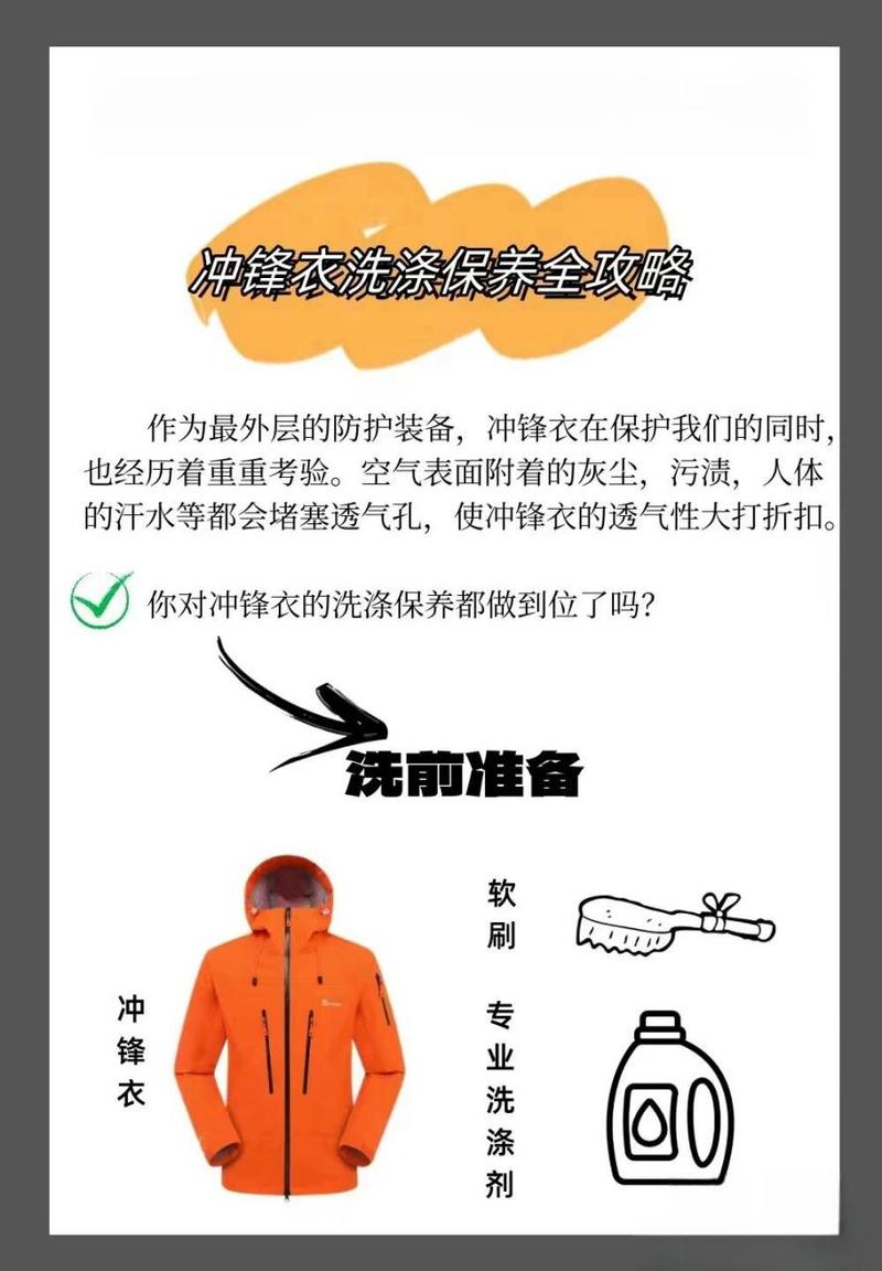 如何正确清洗狼爪冲锋衣？探路者冲锋衣水洗及保养全攻略(图1)