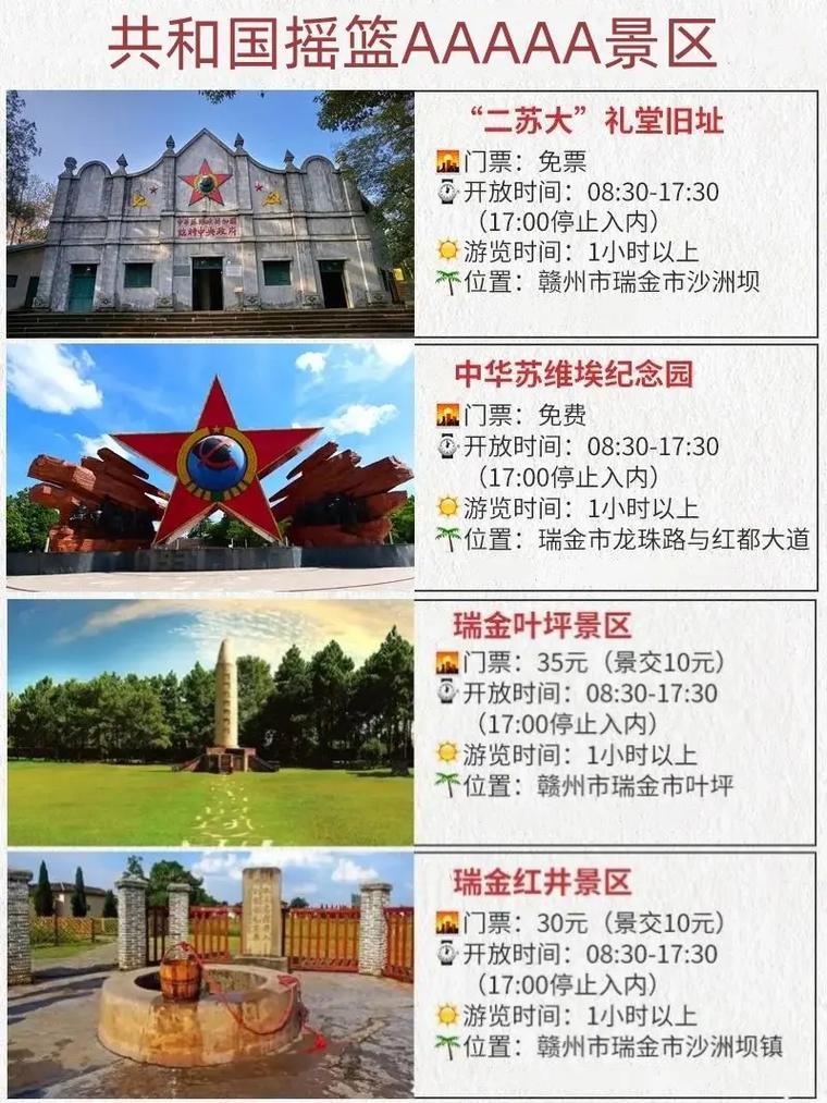 好消息！ 2月27日起，瑞金市部分旅游景点开放！(图1)