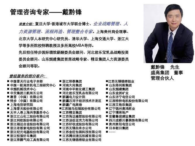 陈樟树个人简历：资深人力资源管理专家(图1)
