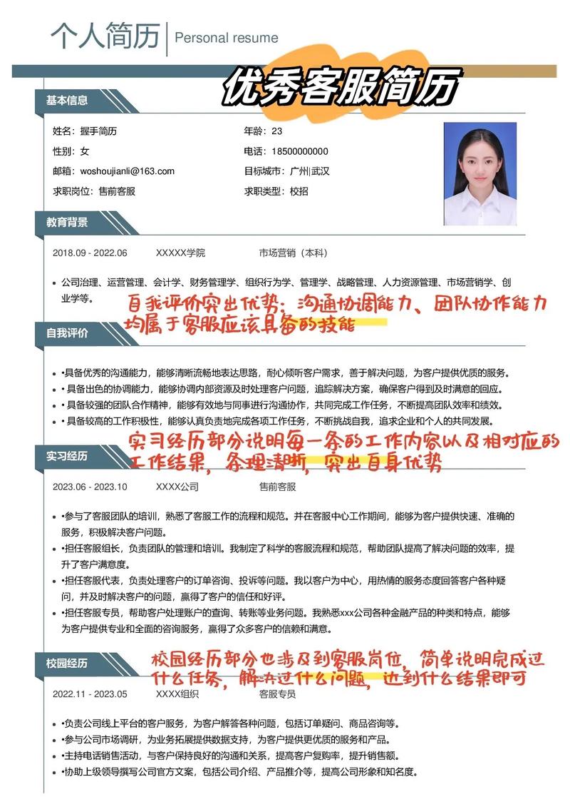 高绩效人才的求职指南：潘灵的专业化个人简历(图1)