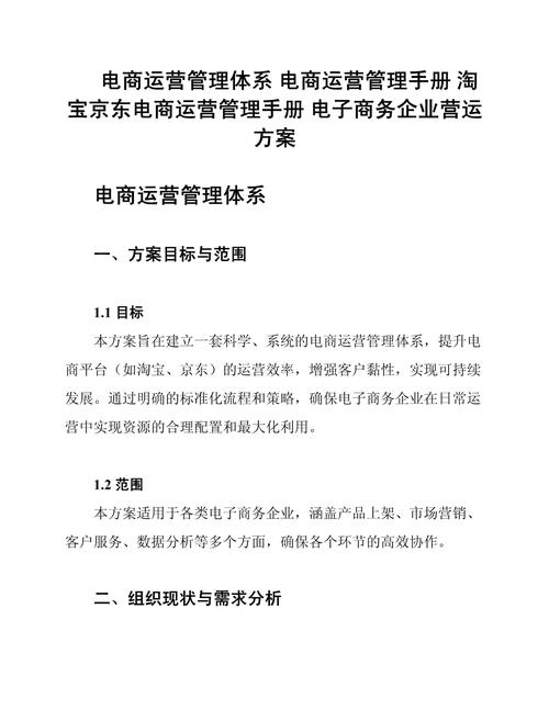 电商运营优化环节方案-电商运营方案(图1)