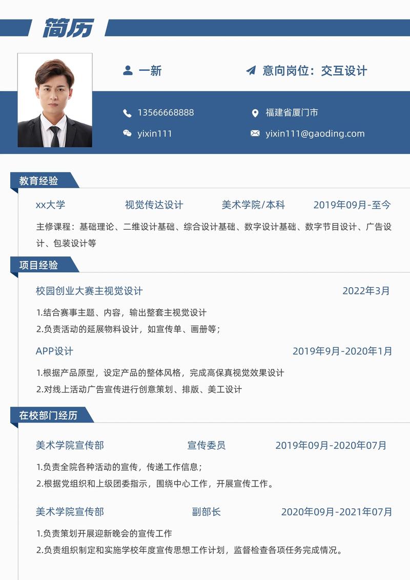 解锁个人简历的专业魅力：打造无照片模板，展现核心胜任力(图1)