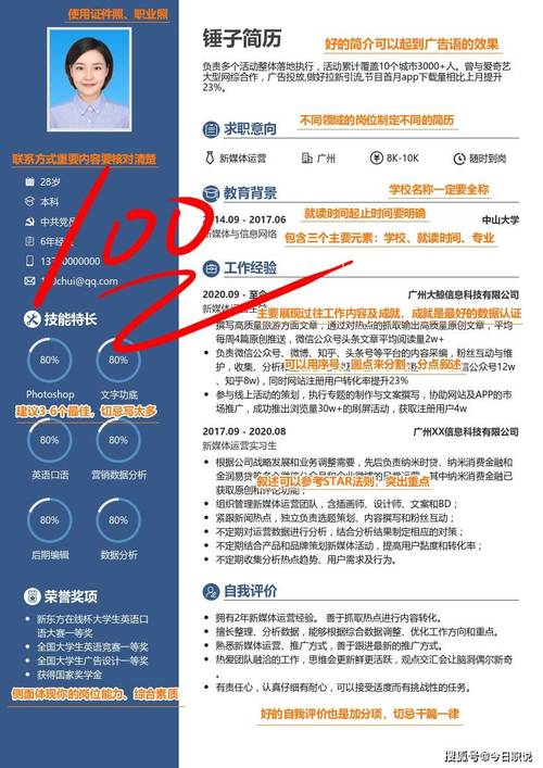 石时态中的求职之旅：打造一份专业个人简历(图1)