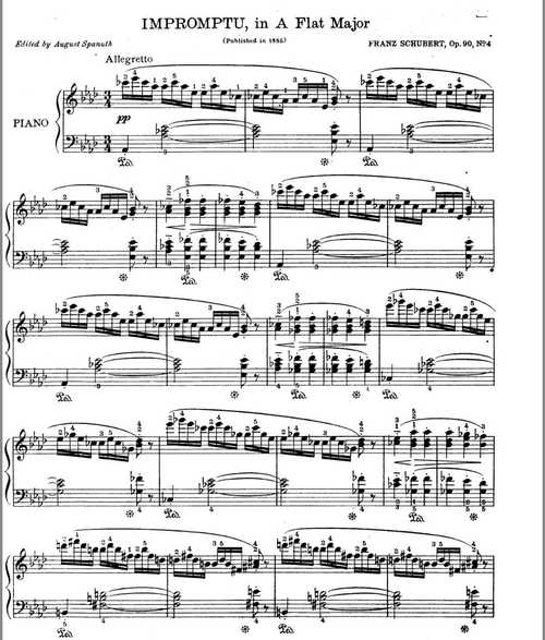 浅谈舒伯特即兴曲OP.90NO.4的音乐特点及演奏分析(图1)