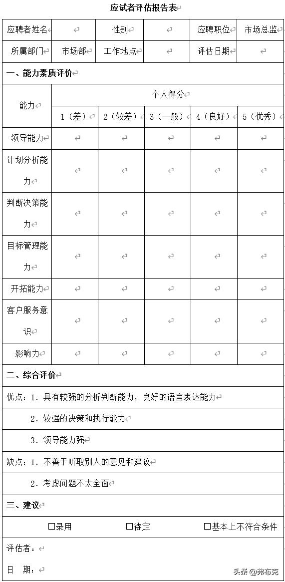 人力资源管理工具：面试管理制度、管理文案(图10)