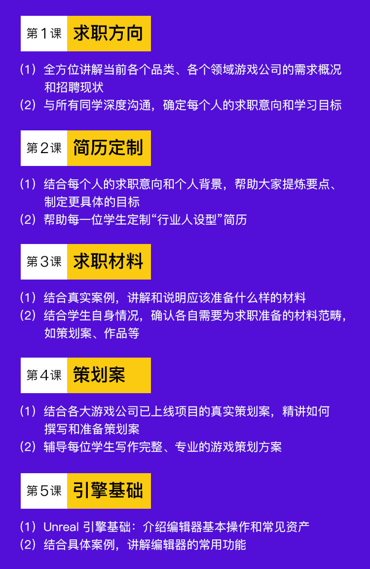 游戏策划求职训练营一周后开课，报名即将截止！(图3)