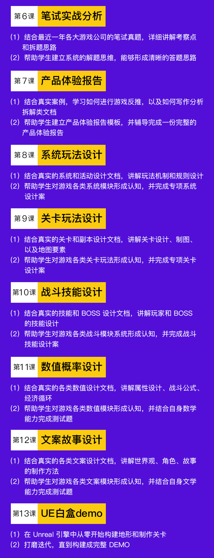 游戏策划求职训练营一周后开课，报名即将截止！(图4)