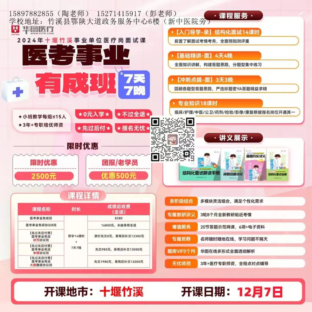 竹溪华图“事业有成”面试培训即将开班！(图4)