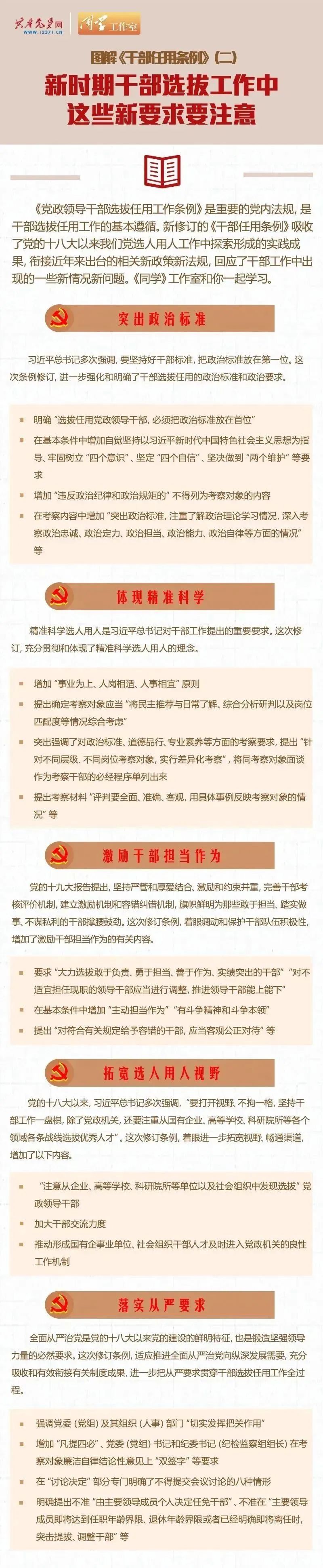 一图读懂《党政领导干部选拔任用工作条例》(图3)