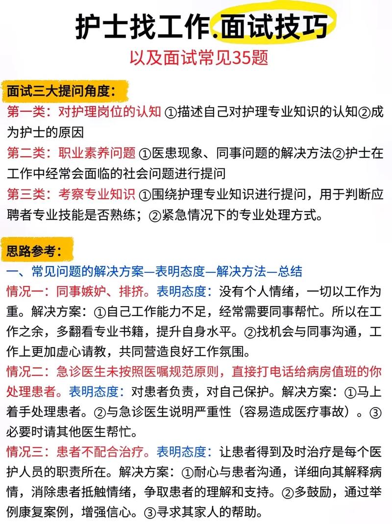 卫生单位考试：护士面试高频考点对答锦囊(图1)
