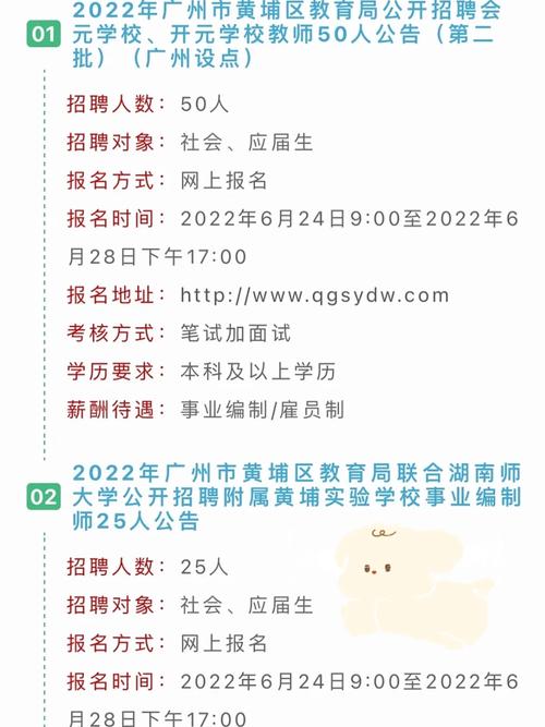 黄埔区教育局联合湖南师范大学招聘附属黄埔实验学校事业编制教师25人公告(图1)