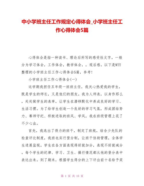 中小学班主任工作规定体会.doc(图1)