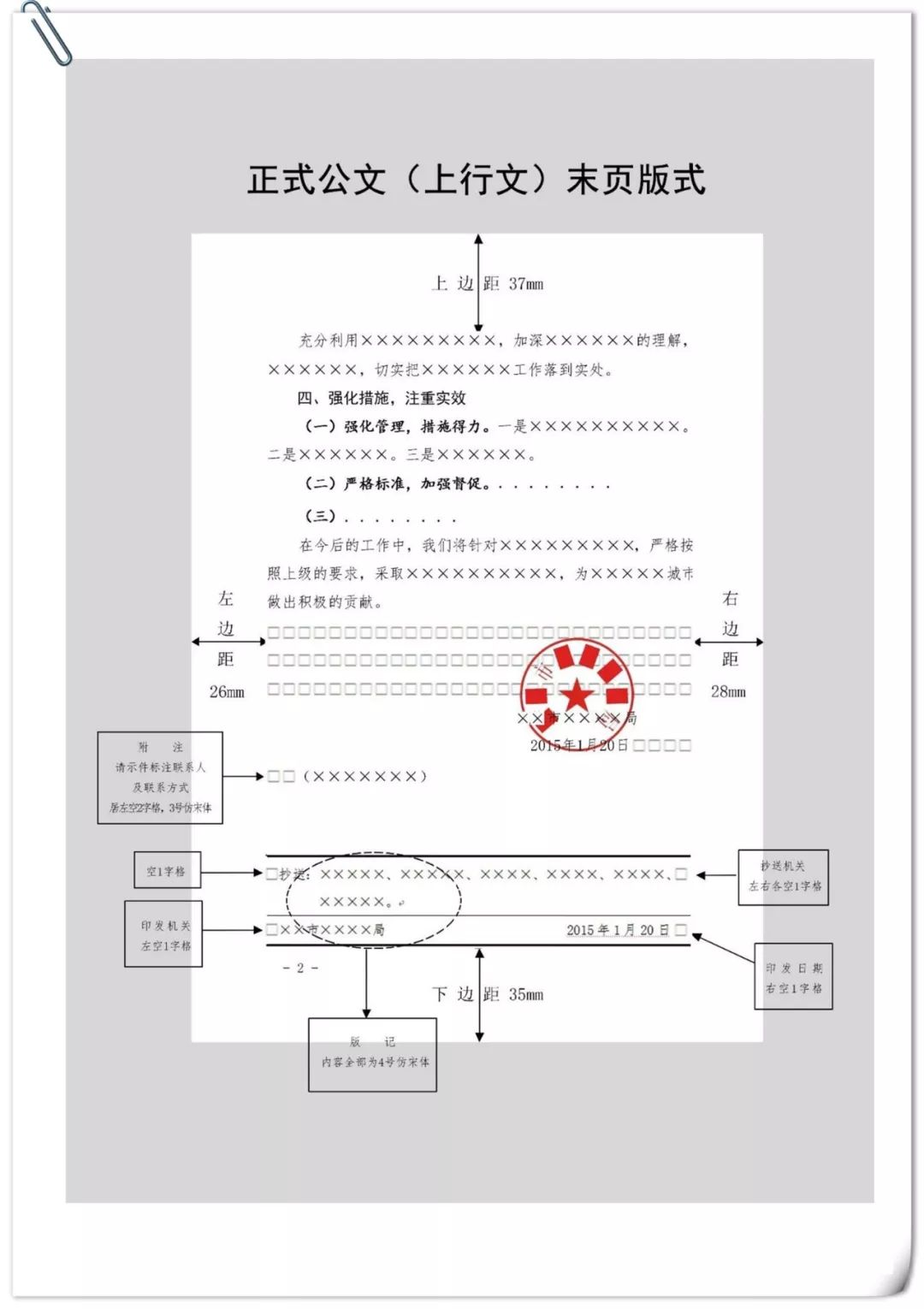 【最全图解】《党政机关公文处理工作条例》及公文格式标准（附设置规范及样式）(图90)