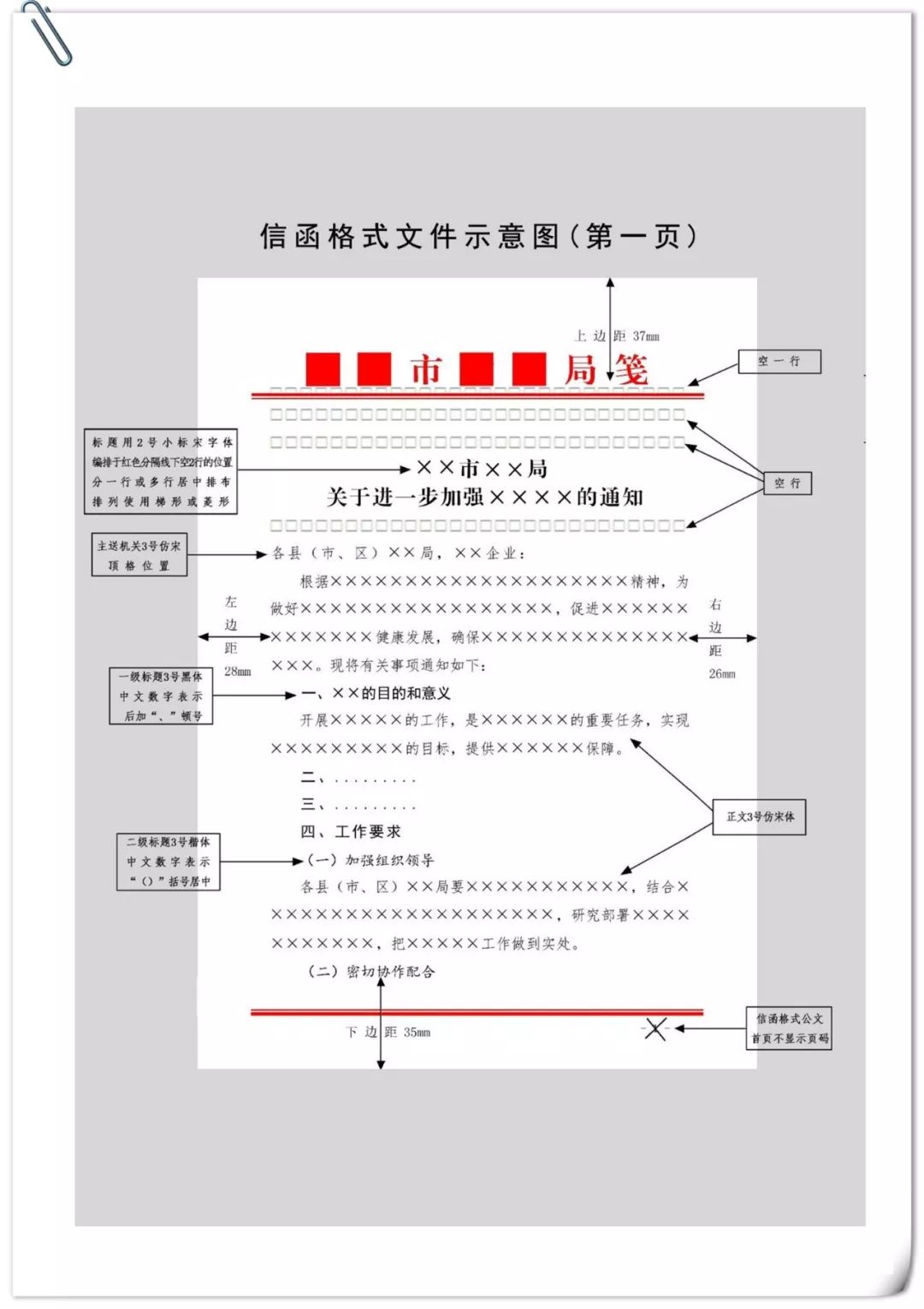 【最全图解】《党政机关公文处理工作条例》及公文格式标准（附设置规范及样式）(图93)