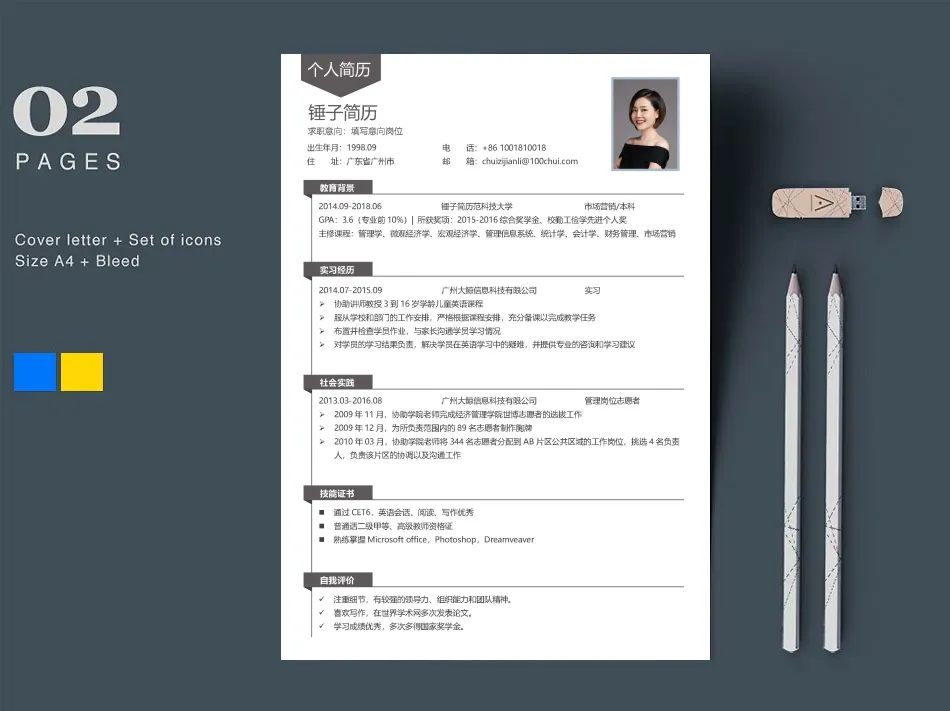 Java开发工程师简历模板范文案例分享（12篇）(图8)