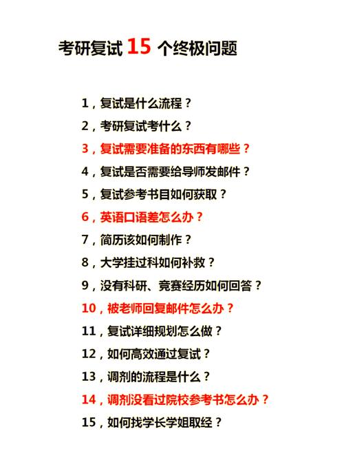 考研复试必知！解析13个关键问题，助你顺利过关！(图1)