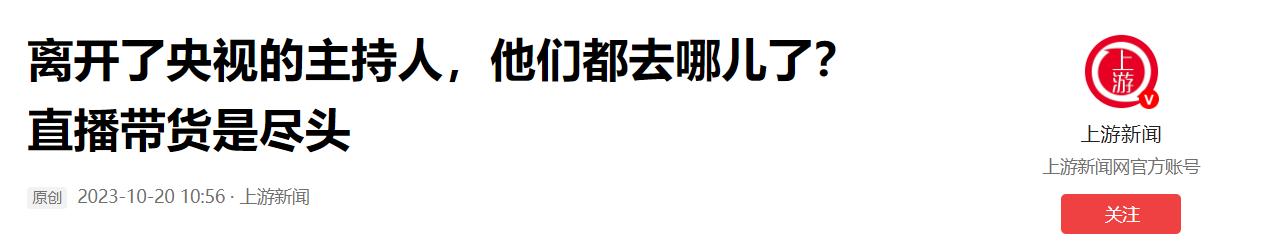 央视新闻主播阵容出现大换血，康辉快完成转岗，大量新面孔被重用(图16)