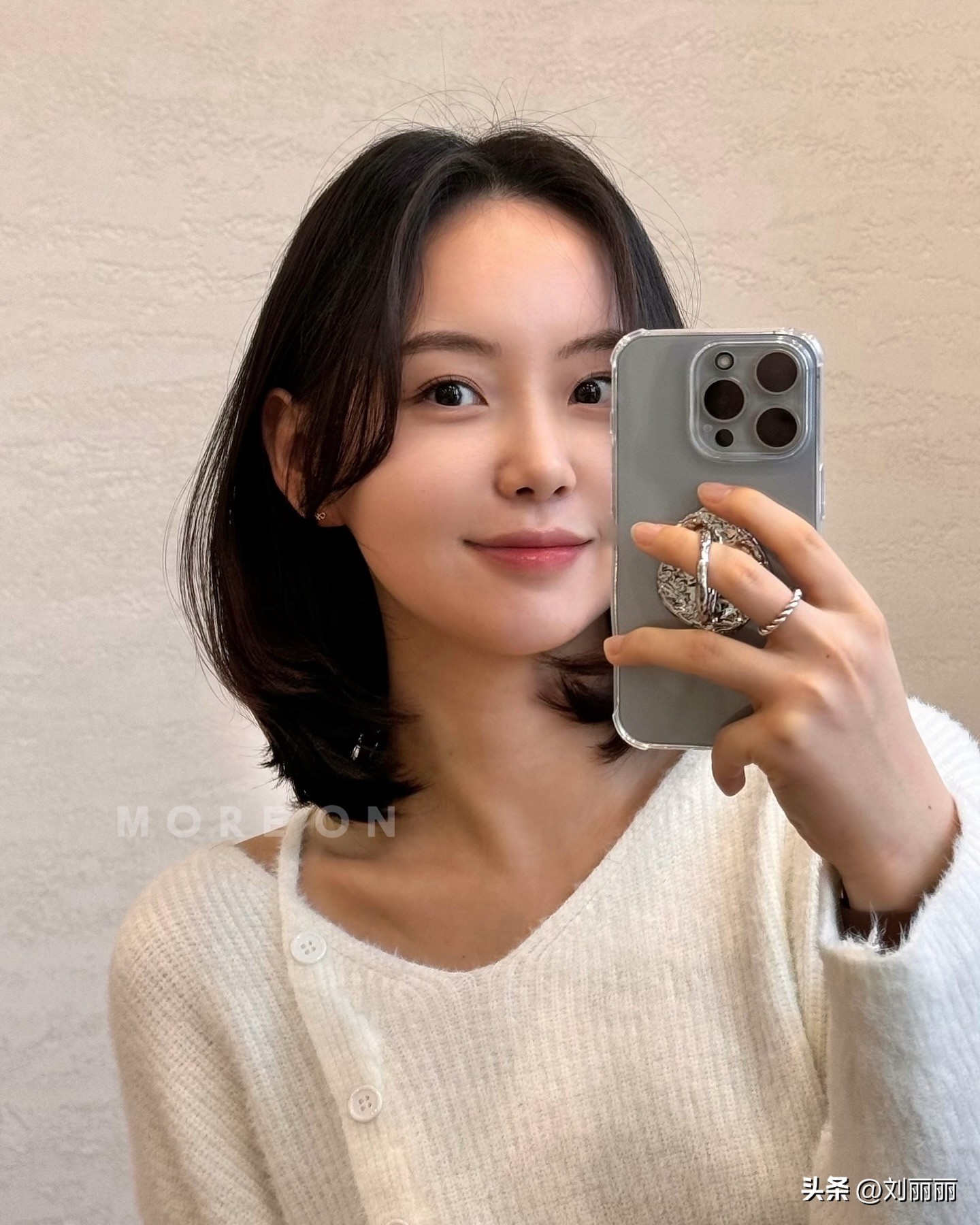 最值得尝试的女发：瘦脸微扣锁骨发，让你挑不出毛病(图6)
