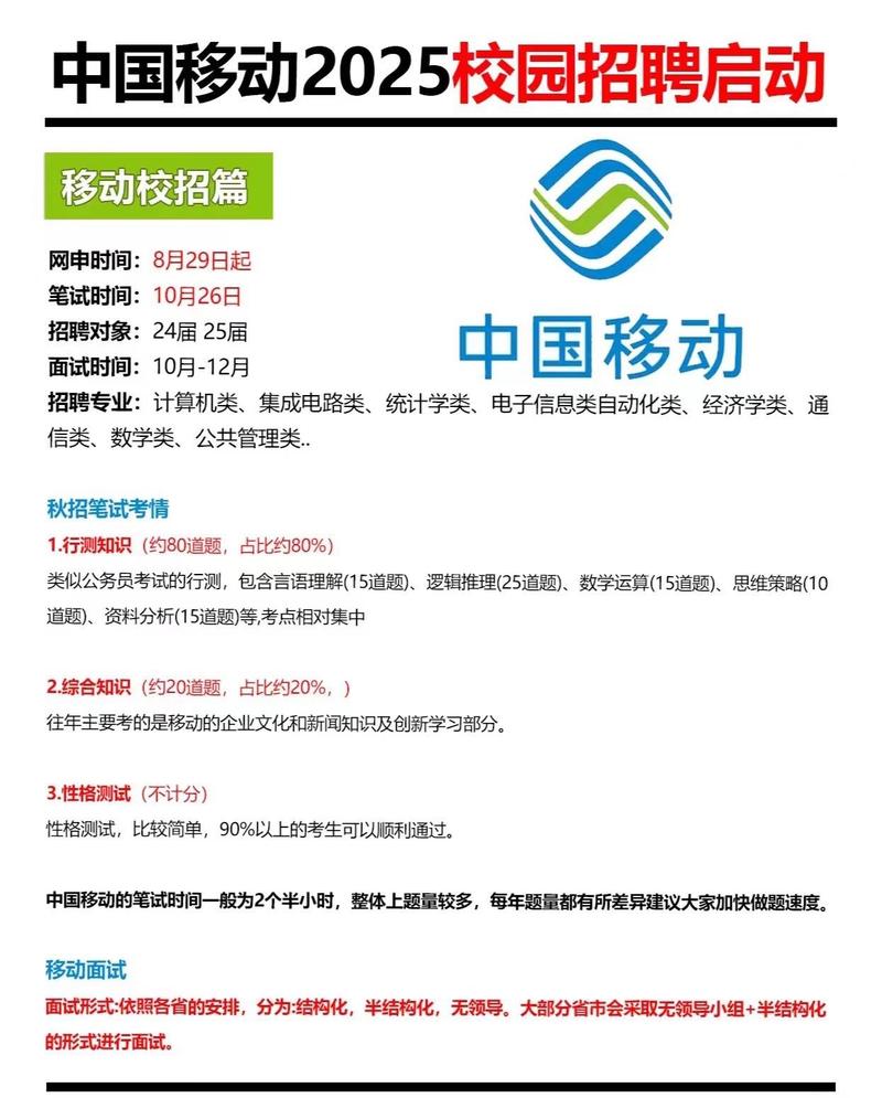 中国移动广东公司2025年秋季校园招聘公告(图1)